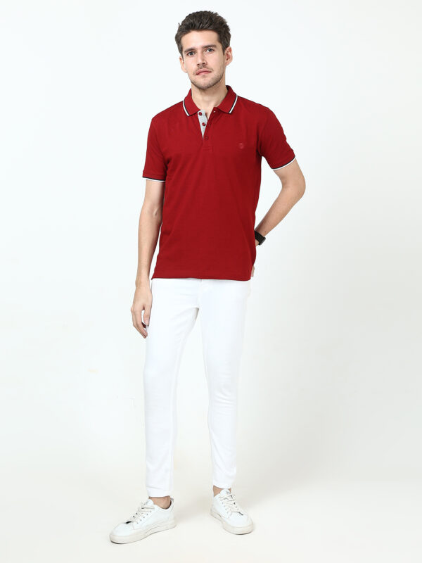 Mens Solid Polo T-Shirt
